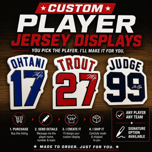 Custom Player Jersey Display ⚾