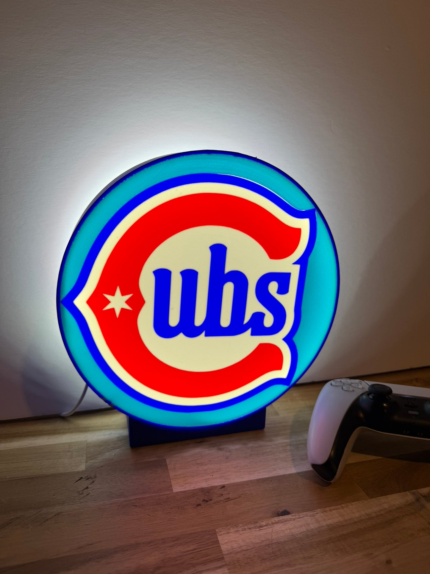Vintage Chicago Cubs LED Lamp