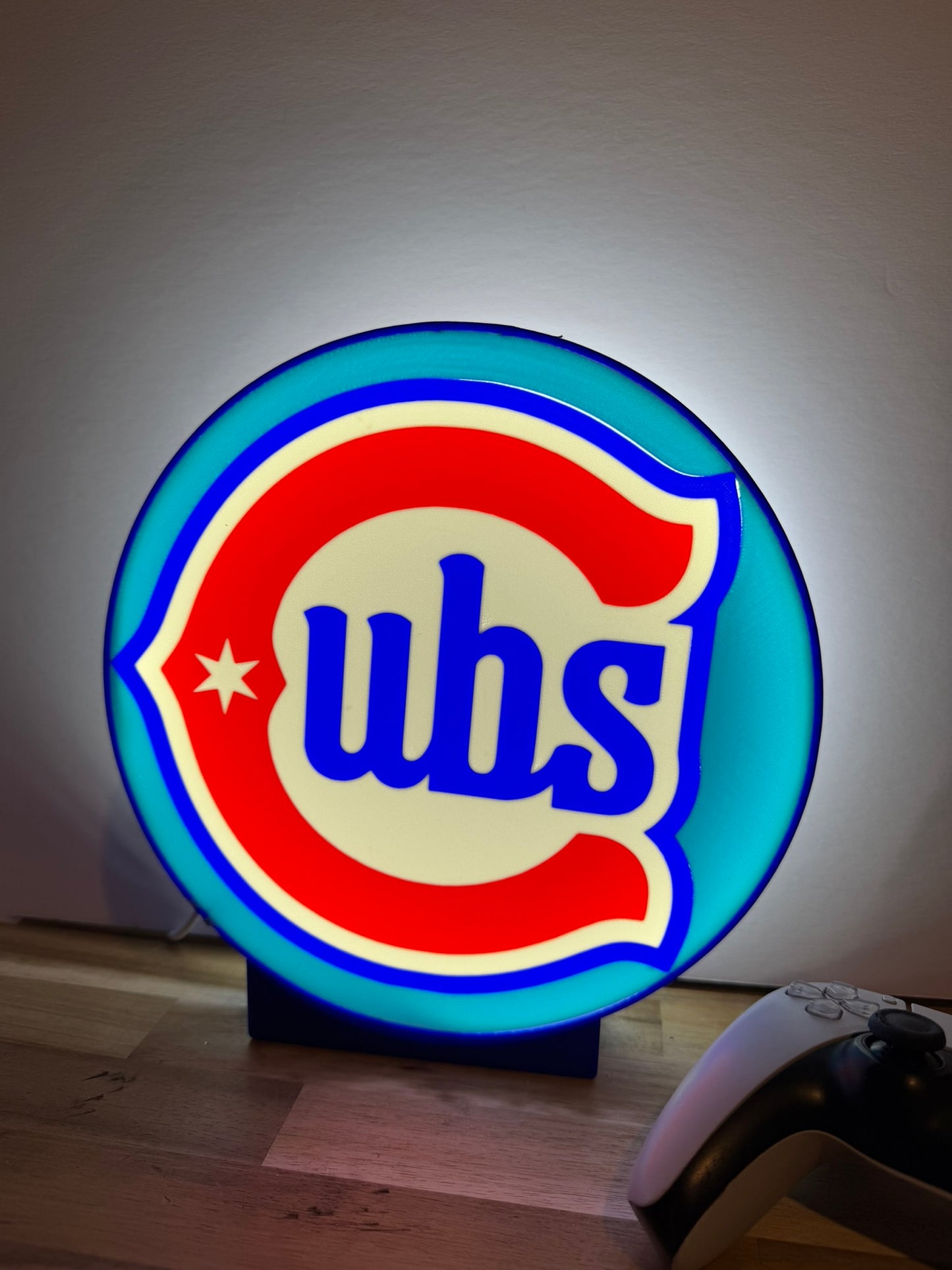Vintage Chicago Cubs LED Lamp