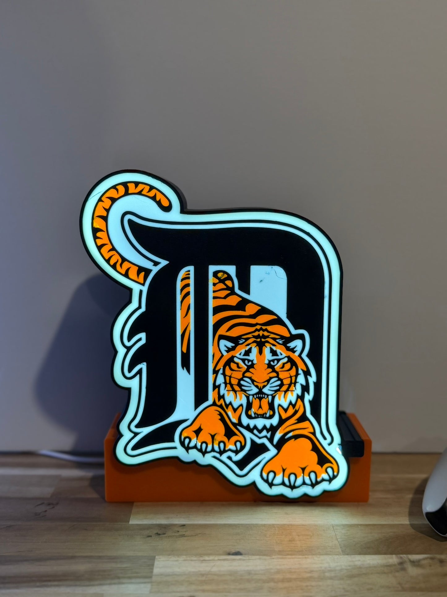Vintage Detroit TIGERS LED Lamp