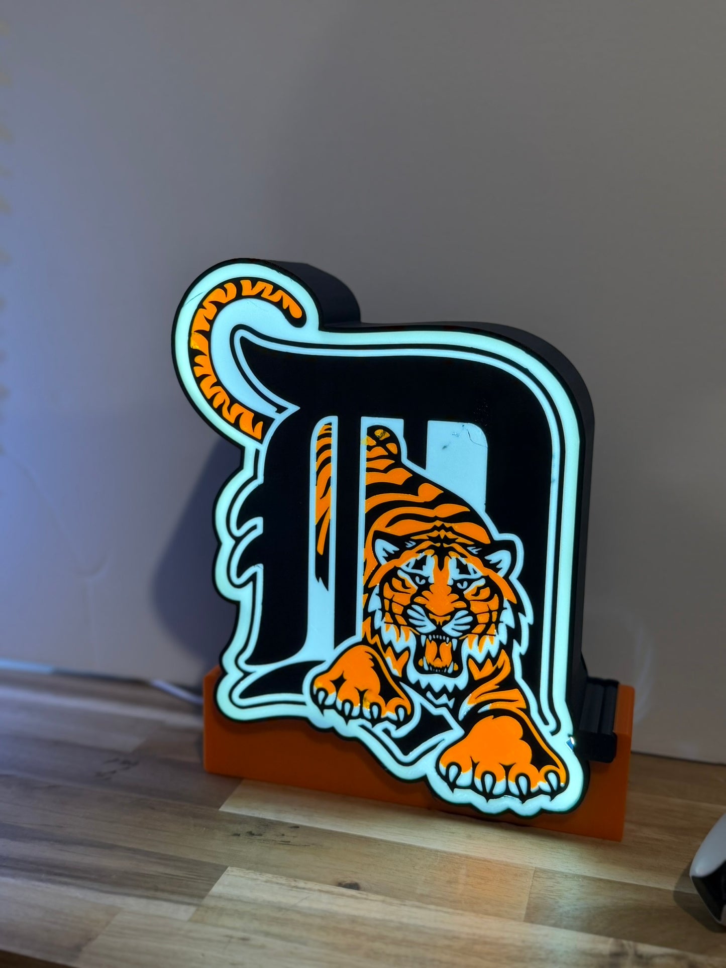 Vintage Detroit TIGERS LED Lamp