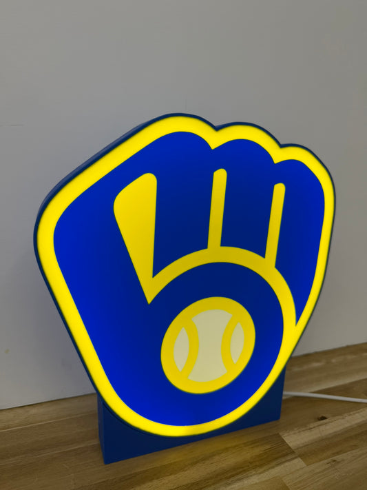 Milwaukee Brewers LED Lamp