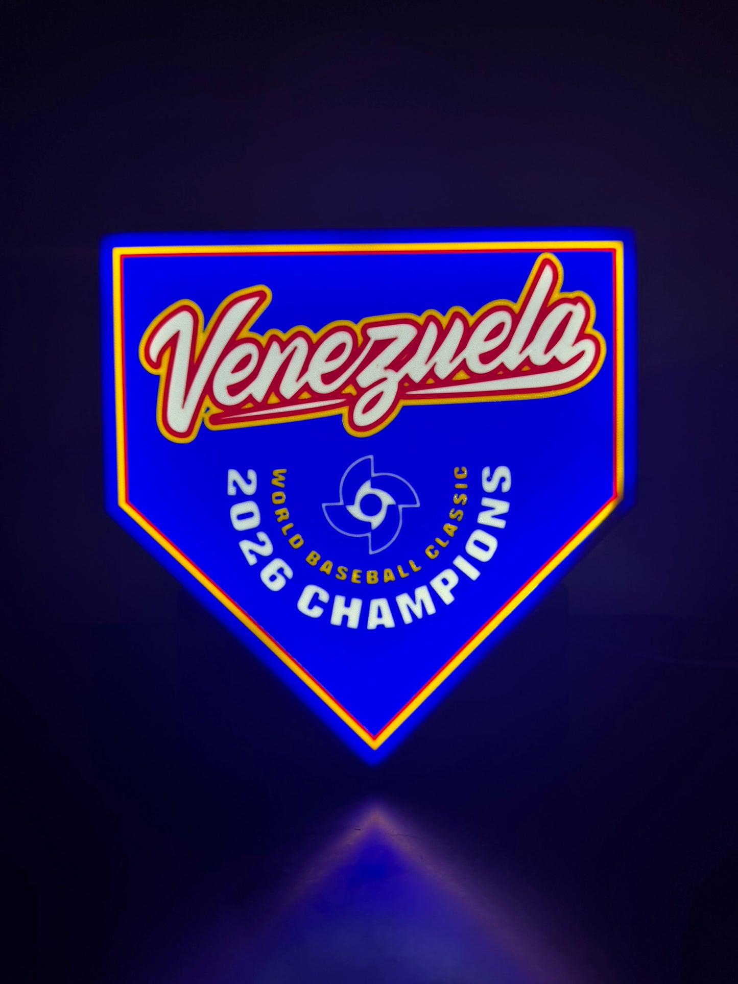 VENEZUELA WBC CHAMPIONS LED LAMP