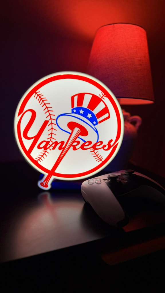 Vintage New York Yankees LED Lamp
