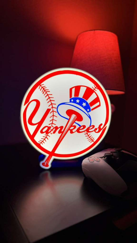 Vintage New York Yankees LED Lamp